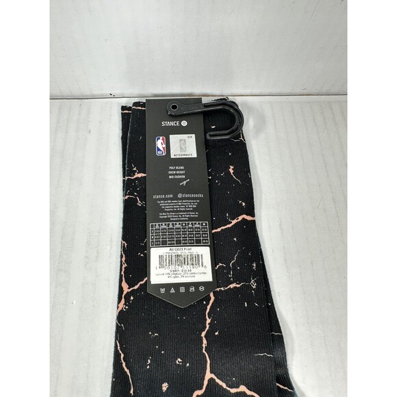 Size L Stance NBA Atlanta Hawks Logo CE23 Print Crew Socks (9-13) NEW - Picture 4 of 4